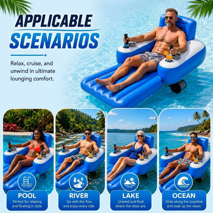 AquaFloaty™ Motorized Pool Lounger Pro